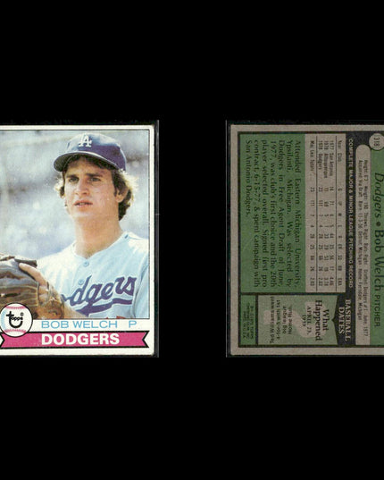Los Angeles Dodgers 1979 Topps Baseball 20-Card Lot Topps VG