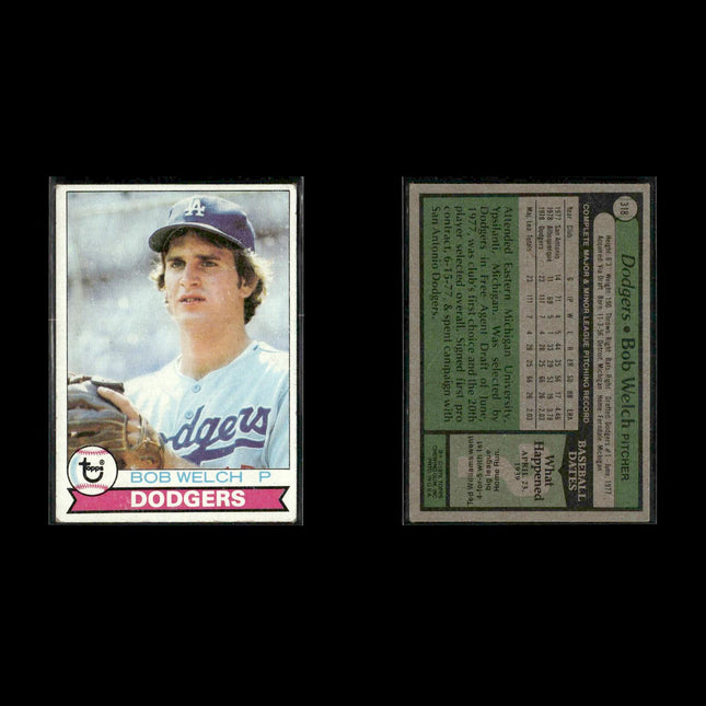 Los Angeles Dodgers 1979 Topps Baseball 20-Card Lot Topps VG