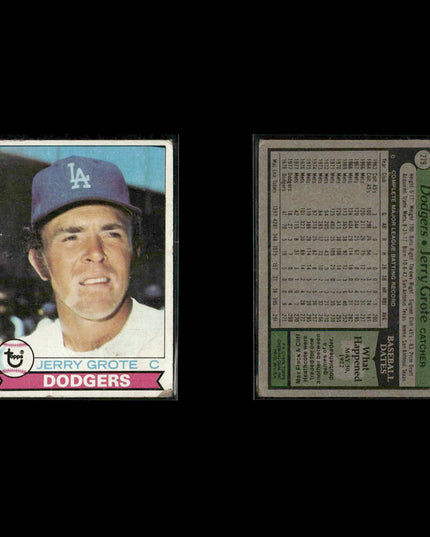Los Angeles Dodgers 1979 Topps Baseball 20-Card Lot Topps VG