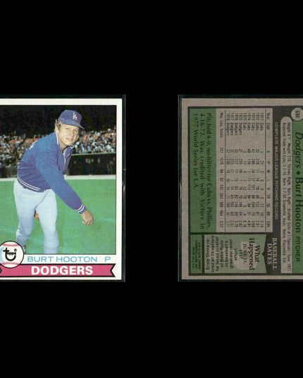 Los Angeles Dodgers 1979 Topps Baseball 20-Card Lot Topps VG
