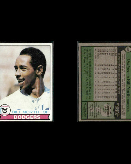 Los Angeles Dodgers 1979 Topps Baseball 20-Card Lot Topps VG
