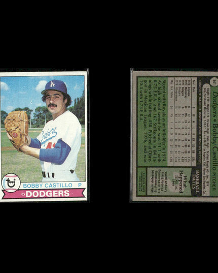 Los Angeles Dodgers 1979 Topps Baseball 20-Card Lot Topps VG
