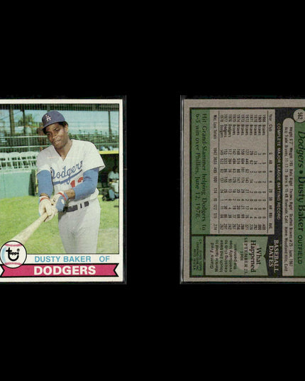 Los Angeles Dodgers 1979 Topps Baseball 20-Card Lot Topps VG