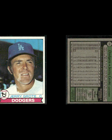 Los Angeles Dodgers 1979 Topps Baseball 20-Card Lot Topps VG