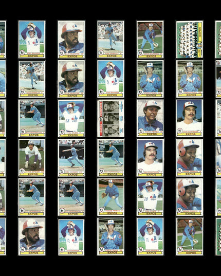 Montreal Expos 1979 Topps Baseball 42-Card Lot Topps VG