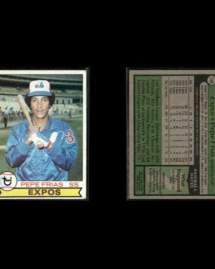 Montreal Expos 1979 Topps Baseball 42-Card Lot Topps VG