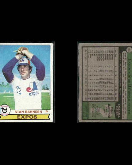 Montreal Expos 1979 Topps Baseball 42-Card Lot Topps VG