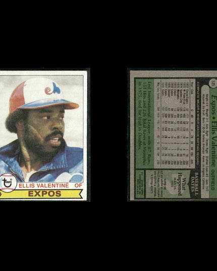 Montreal Expos 1979 Topps Baseball 42-Card Lot Topps VG
