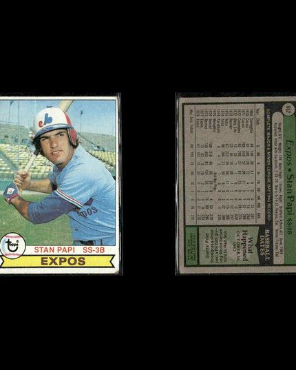 Montreal Expos 1979 Topps Baseball 42-Card Lot Topps VG