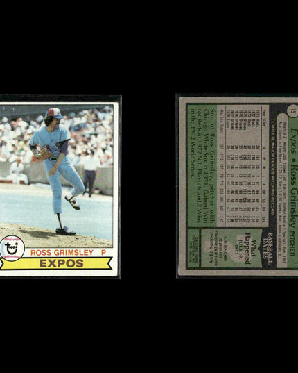 Montreal Expos 1979 Topps Baseball 42-Card Lot Topps VG