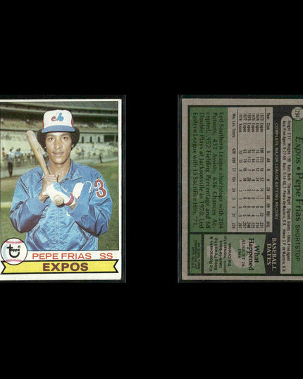 Montreal Expos 1979 Topps Baseball 42-Card Lot Topps VG