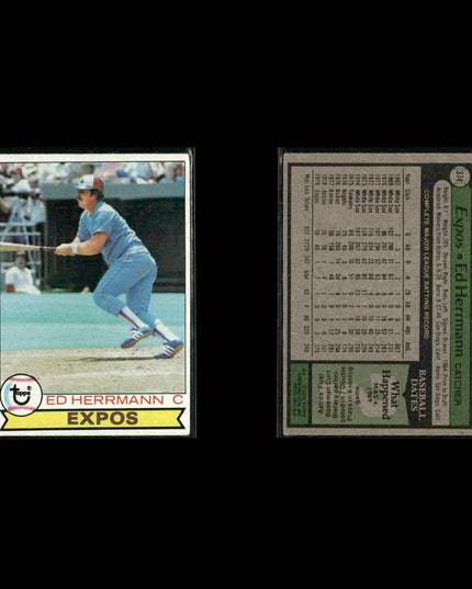 Montreal Expos 1979 Topps Baseball 42-Card Lot Topps VG