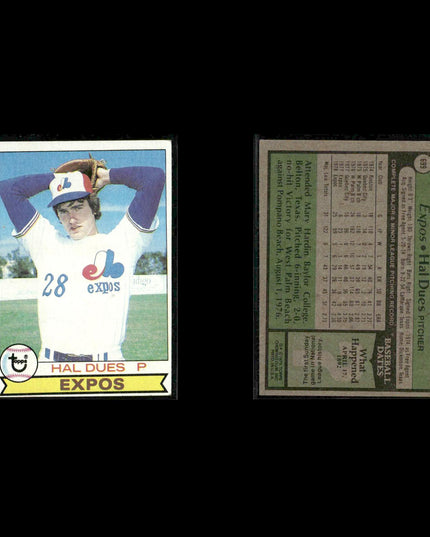 Montreal Expos 1979 Topps Baseball 42-Card Lot Topps VG