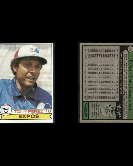 Montreal Expos 1979 Topps Baseball 42-Card Lot Topps VG