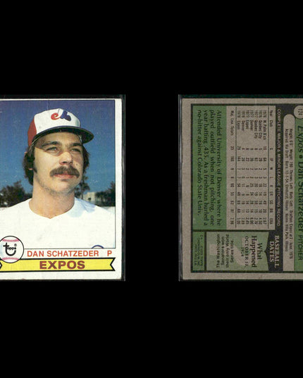 Montreal Expos 1979 Topps Baseball 42-Card Lot Topps VG