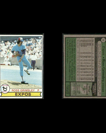 Montreal Expos 1979 Topps Baseball 42-Card Lot Topps VG