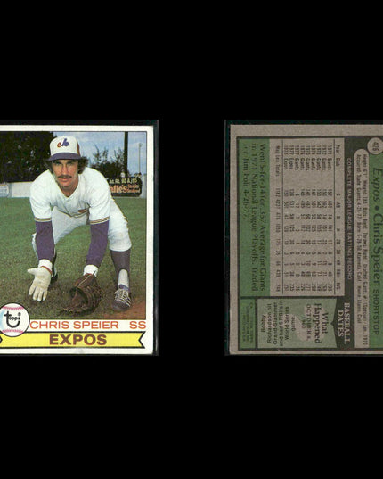 Montreal Expos 1979 Topps Baseball 42-Card Lot Topps VG