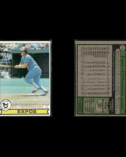 Montreal Expos 1979 Topps Baseball 42-Card Lot Topps VG