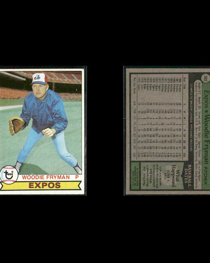 Montreal Expos 1979 Topps Baseball 42-Card Lot Topps VG