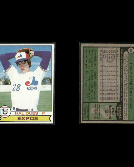 Montreal Expos 1979 Topps Baseball 42-Card Lot Topps VG