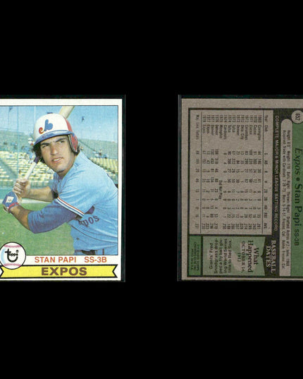 Montreal Expos 1979 Topps Baseball 42-Card Lot Topps VG
