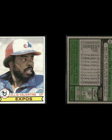 Montreal Expos 1979 Topps Baseball 42-Card Lot Topps VG