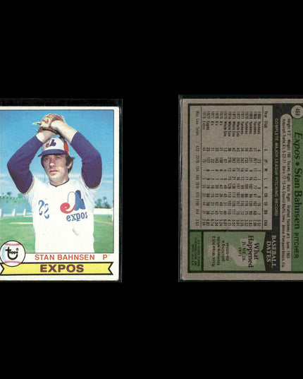 Montreal Expos 1979 Topps Baseball 42-Card Lot Topps VG