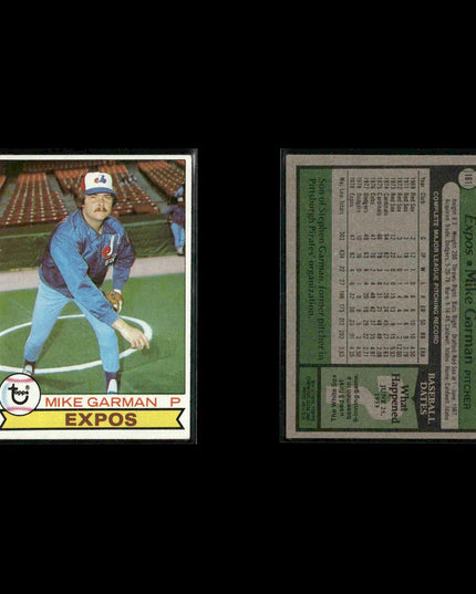 Montreal Expos 1979 Topps Baseball 42-Card Lot Topps VG