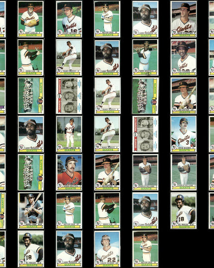 San Francisco Giants 1979 Topps Baseball 47-Card Lot Topps VG