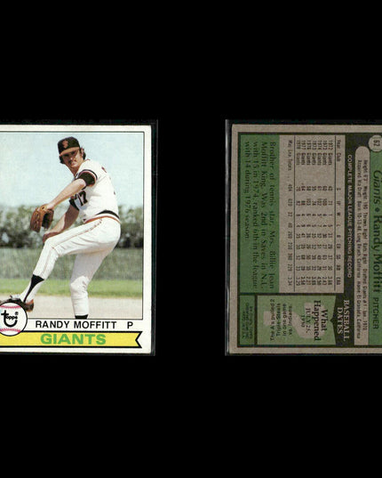 San Francisco Giants 1979 Topps Baseball 47-Card Lot Topps VG