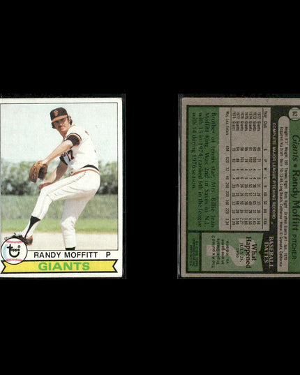 San Francisco Giants 1979 Topps Baseball 47-Card Lot Topps VG
