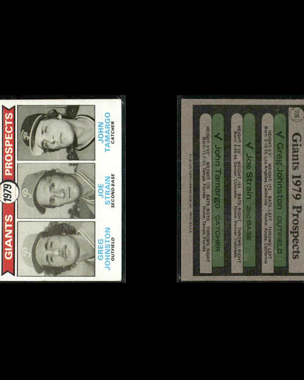 San Francisco Giants 1979 Topps Baseball 47-Card Lot Topps VG