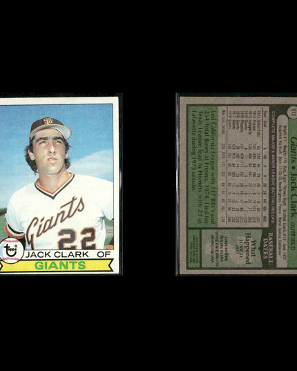 San Francisco Giants 1979 Topps Baseball 47-Card Lot Topps VG