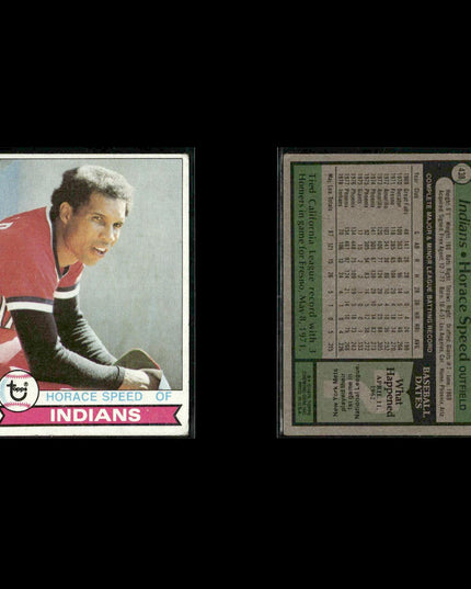 Cleveland Indians 1979 Topps Baseball 40-Card Lot Topps VG