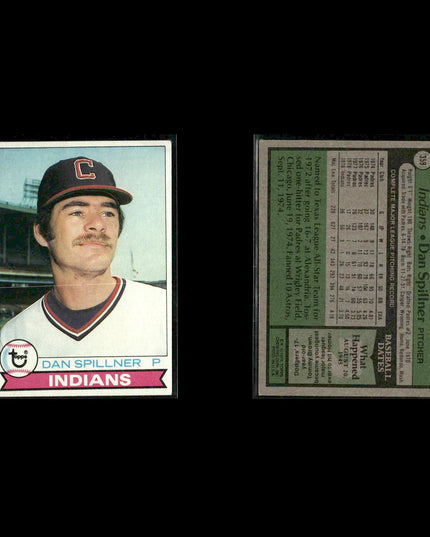 Cleveland Indians 1979 Topps Baseball 40-Card Lot Topps VG