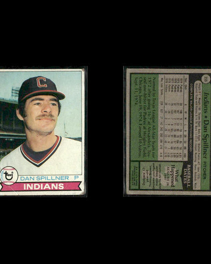Cleveland Indians 1979 Topps Baseball 40-Card Lot Topps VG
