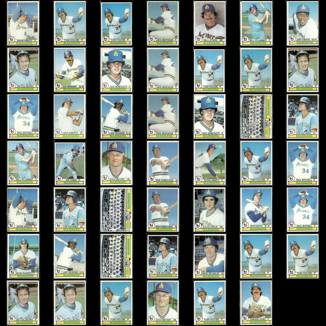 Seattle Mariners 1979 Topps Baseball 48-Card Lot Topps VG