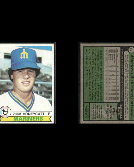 Seattle Mariners 1979 Topps Baseball 48-Card Lot Topps VG