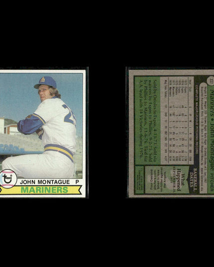 Seattle Mariners 1979 Topps Baseball 48-Card Lot Topps VG
