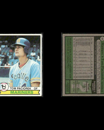 Seattle Mariners 1979 Topps Baseball 48-Card Lot Topps VG