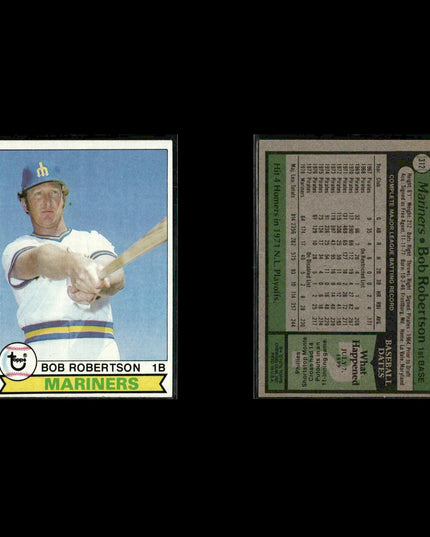 Seattle Mariners 1979 Topps Baseball 48-Card Lot Topps VG