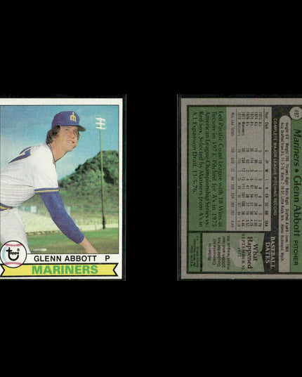 Seattle Mariners 1979 Topps Baseball 48-Card Lot Topps VG