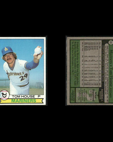 Seattle Mariners 1979 Topps Baseball 48-Card Lot Topps VG