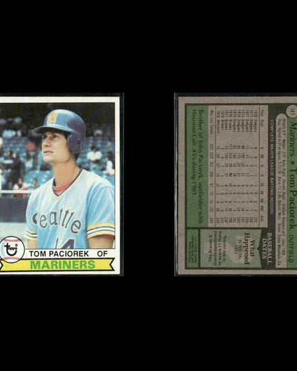 Seattle Mariners 1979 Topps Baseball 48-Card Lot Topps VG