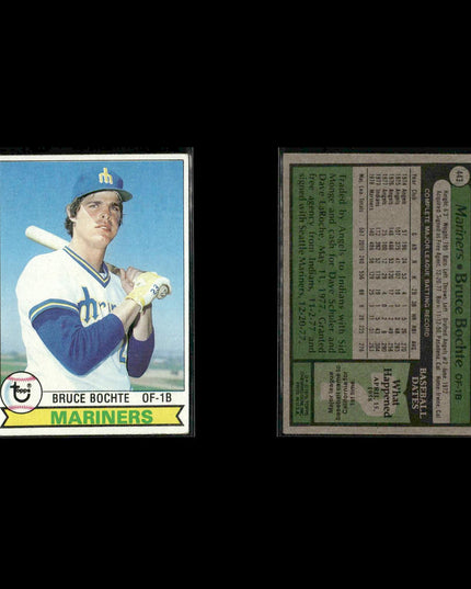 Seattle Mariners 1979 Topps Baseball 48-Card Lot Topps VG