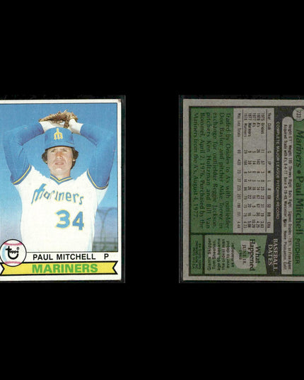 Seattle Mariners 1979 Topps Baseball 48-Card Lot Topps VG