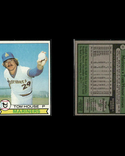 Seattle Mariners 1979 Topps Baseball 48-Card Lot Topps VG