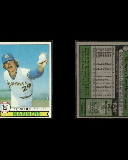 Seattle Mariners 1979 Topps Baseball 48-Card Lot Topps VG