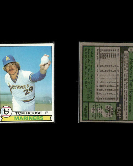 Seattle Mariners 1979 Topps Baseball 48-Card Lot Topps VG