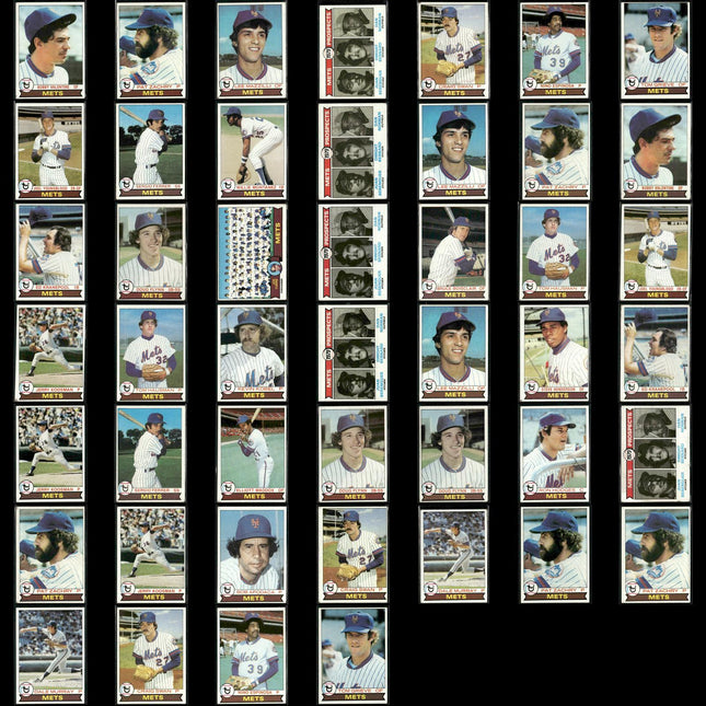New York Mets 1979 Topps Baseball 46-Card Lot Topps VG